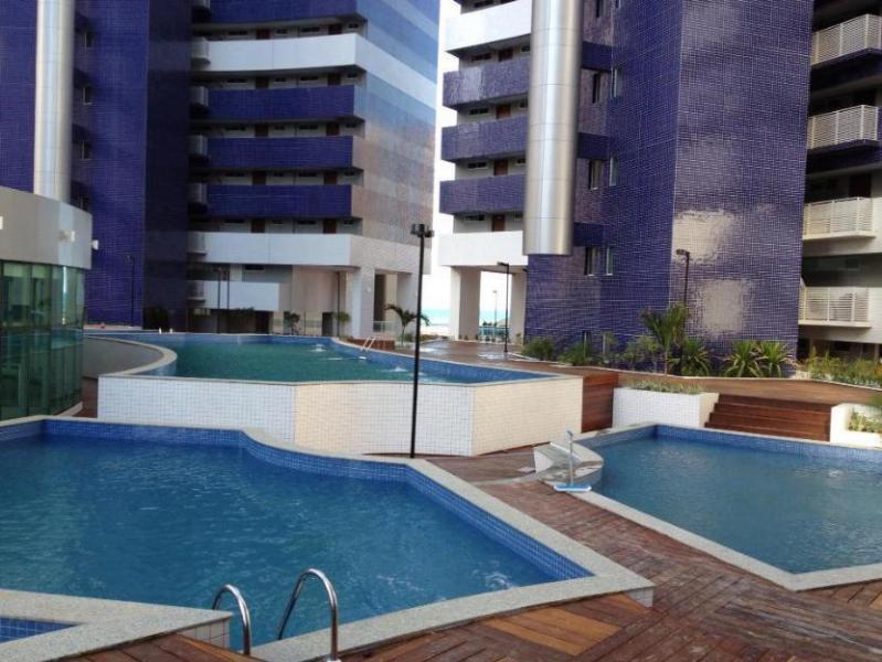 Apartamento 17º Andar Beira Mar Com 2 Quartos Fortaleza  Habitación foto